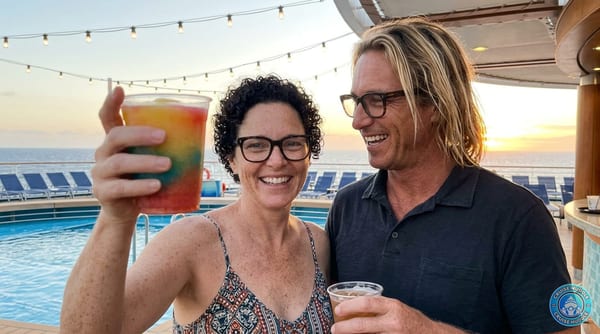 Couple looking for fun on MSC Seascape
